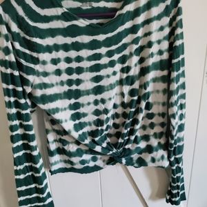 Vs Pink crop long sleeve